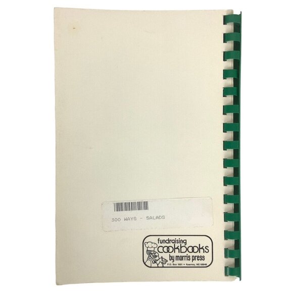 300 Ways With Salads Spiral Bound Cookbook By Morris Press 1994 Veggie Recipes - Picture 3 of 12